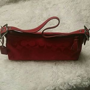 Coach Signature "C" Red Bag